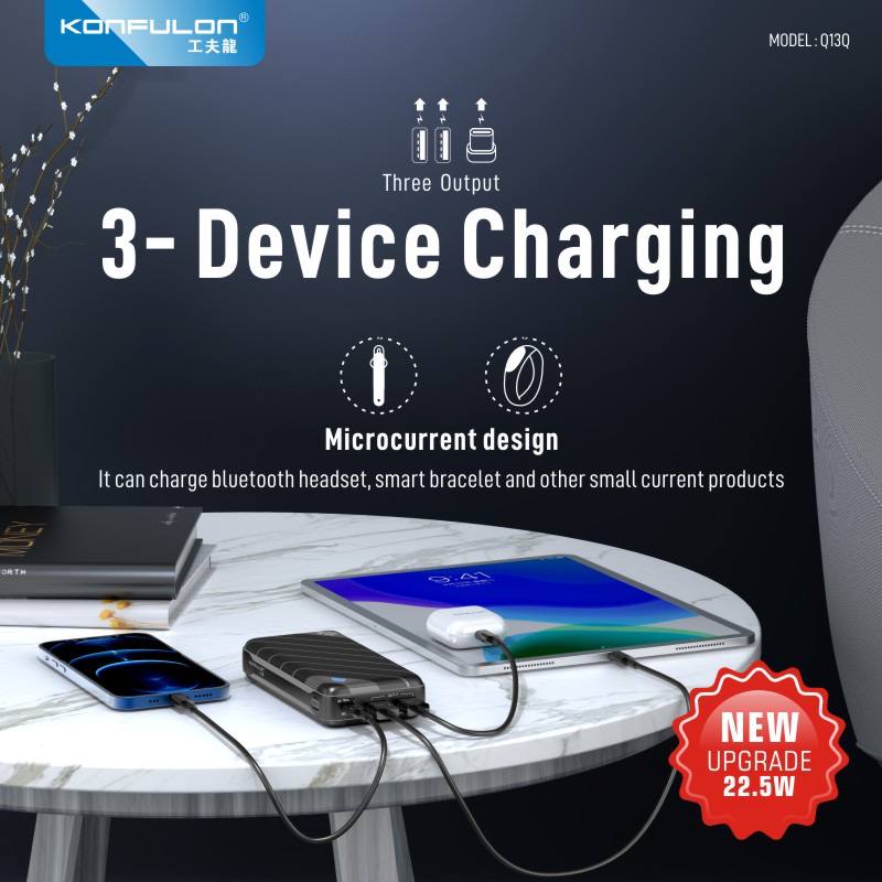 Konfulon Power Bank 20000mAh Model Q13Q