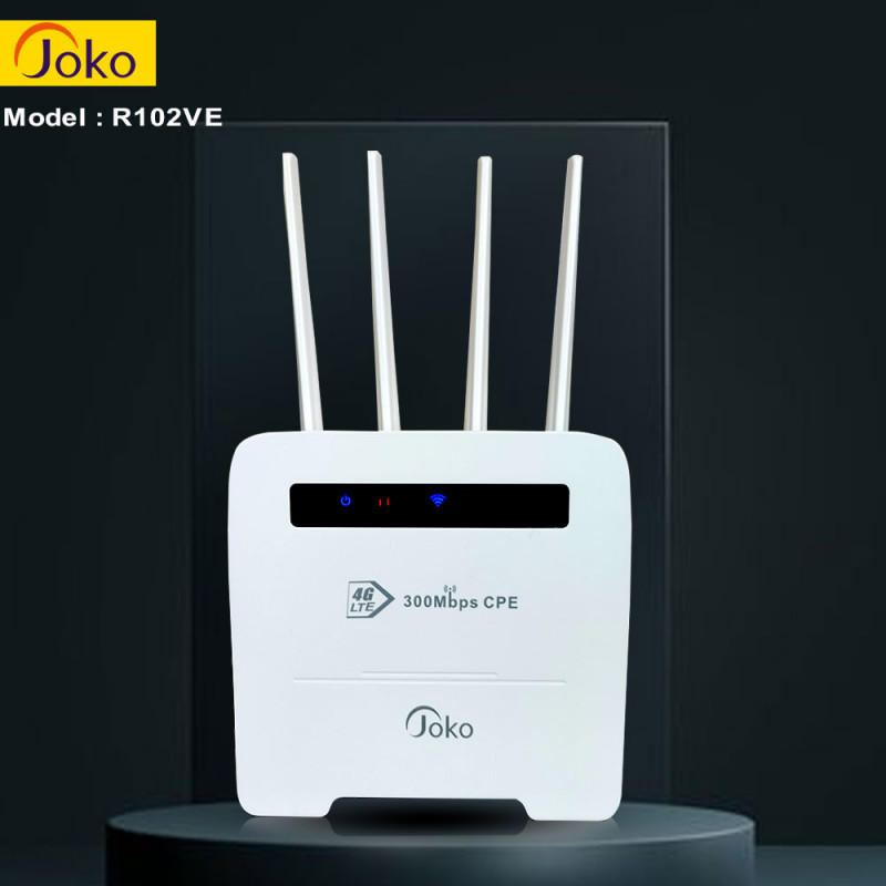 JOKO 4G Wireless Router Broadband Network Mobile Card​ WIF​I​ Modem 4G LTE CPE R102VE