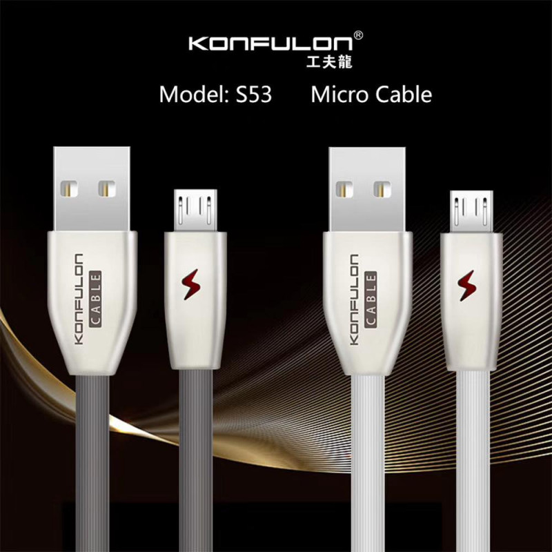 Konfulon Fathering Cable 3.0A S53 Micro S54 iPhone S58 Type-C