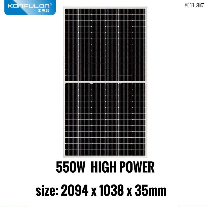 KONFULON Solar Panel High Power 550W Model SH07