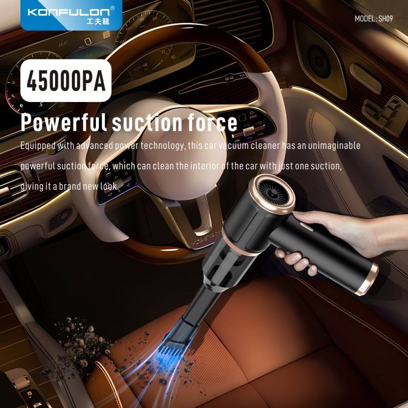 Konfulon Portable Multifunctional Wireless Vacuum Cleaner Model SH09
