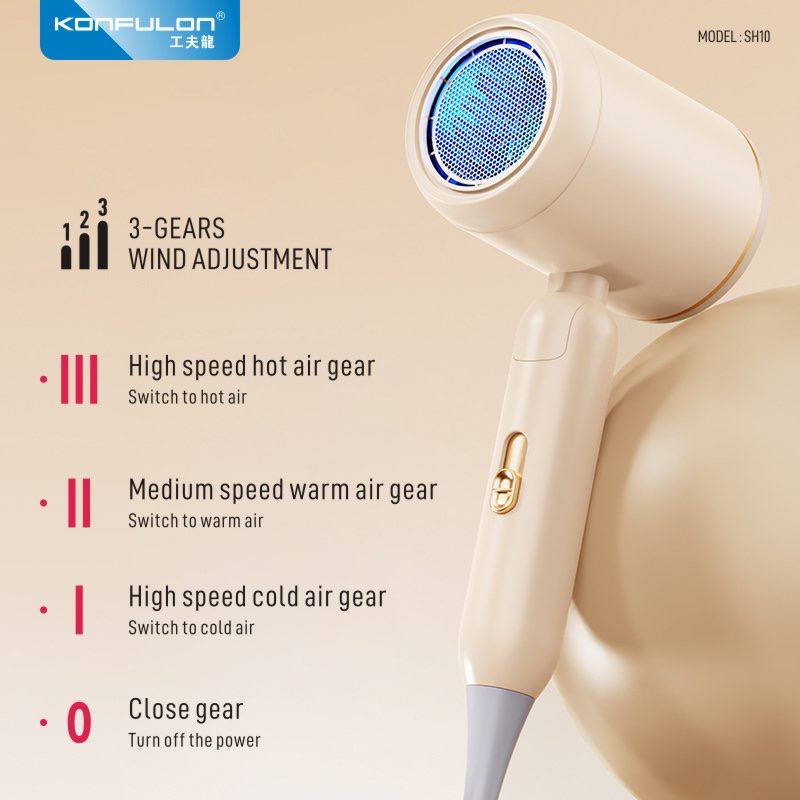 Konfulon Folding Hair Dryer Model SH10