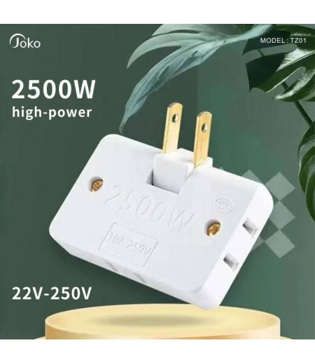 JOKO 180 Degree rotary plug household wireless ultra-thin universal one-turn three-turn two-turn socket TZ01