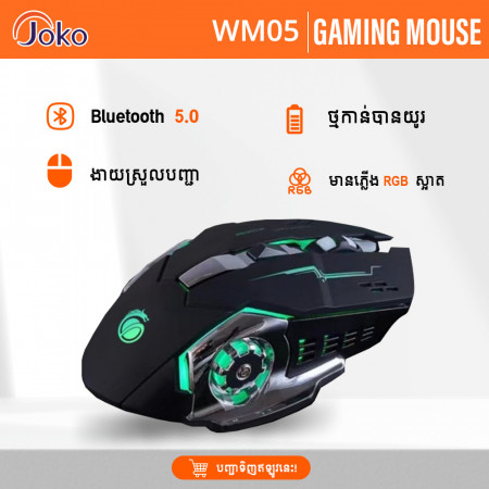 JOKO Gamming Wireless Mouse RGB WM05