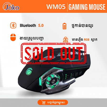 JOKO Gamming Wireless Mouse RGB WM05