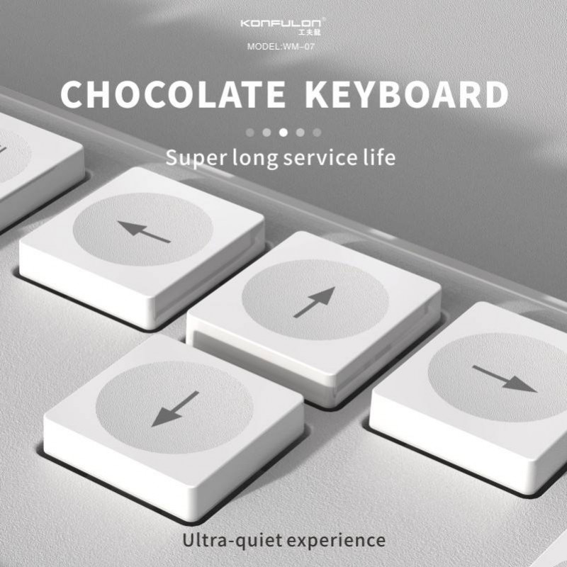 Konfulon Bluetooth Keyboard Mouse 2.4G WM-07