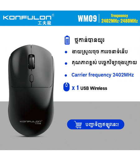 Konfulon Double modes Wireless  Mouse Model: WM09
