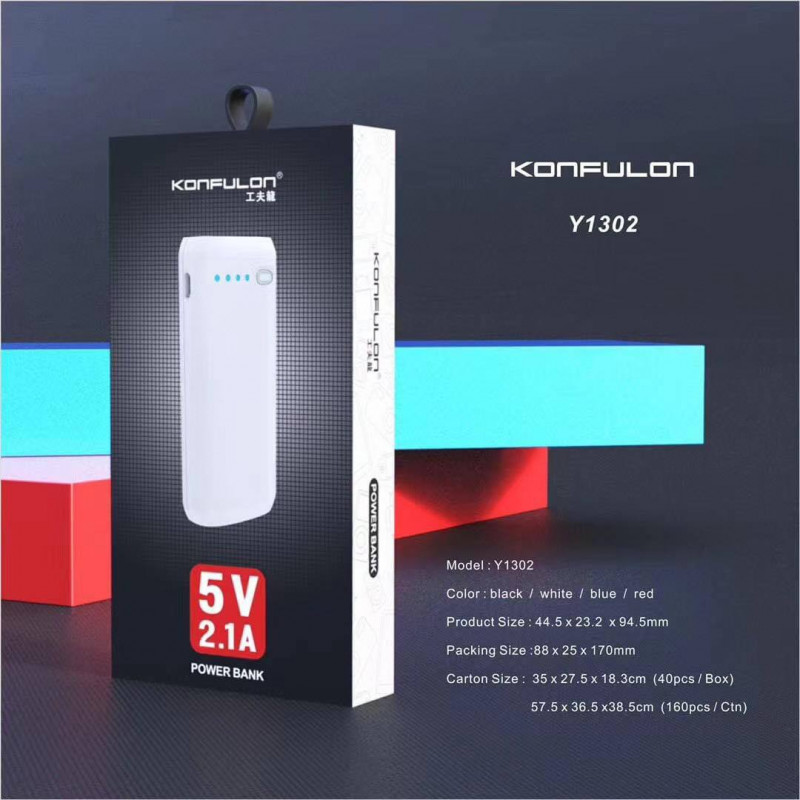 Konfulon mini power bank 5200mAh model : Y1302