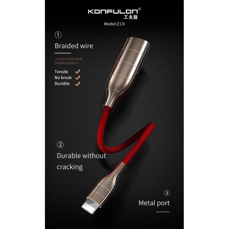 Konfulon Connector Safe Charge and headphone Connector model Z13