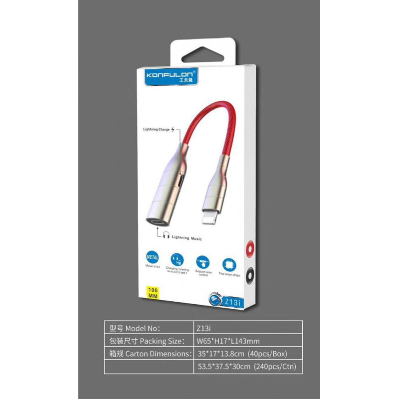 Konfulon Connector Safe Charge and headphone Connector model Z13