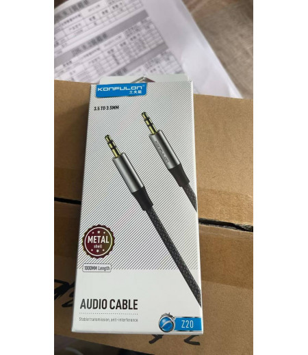 Konfulon 3.5mm to 3.5mm Audio cable Model: Z20 Konfulon 3.5mm to 3.5mm Audio cable Model: Z20