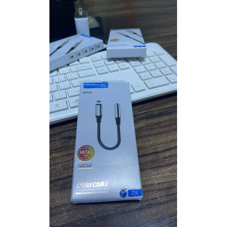 Konfulon Type-C or Lightning to Audio cable 3.5mm Model: Z23 Type-C Z24 Lightning