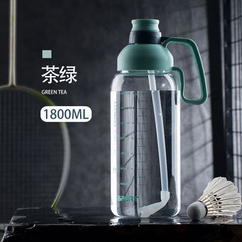 Large-capacity plastic water cup men's tea cup 1800mL high temperature resistant construction site kettle summer