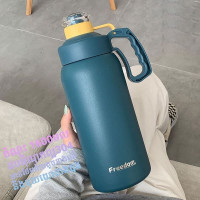 Le Gift Insulation cup ladies large capacity with straw water cup men portable simple student cup