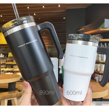 Ice bully cup large-capacity water cup 304 stainless steel car thermos cup
