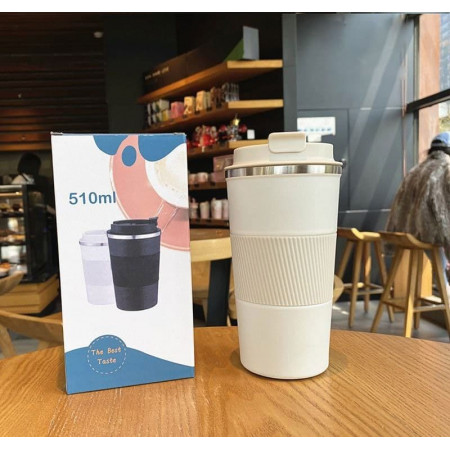Coffee cup thermos cup portable direct drinking accompanying cup high-end