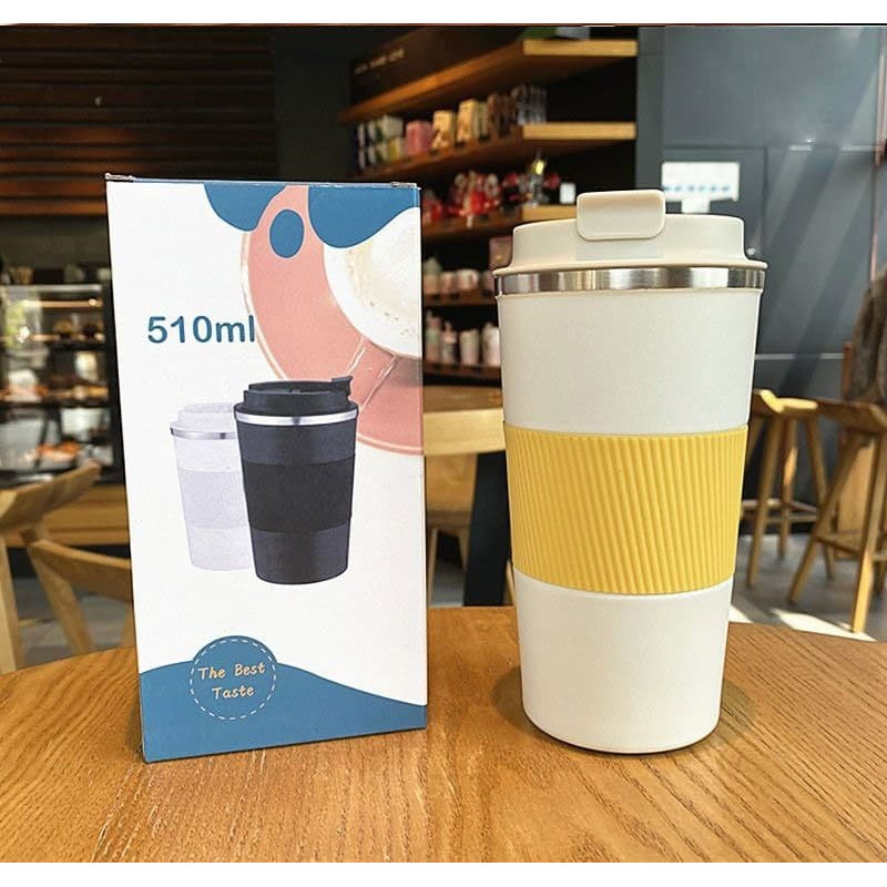 Coffee cup thermos cup portable direct drinking accompanying cup high-end