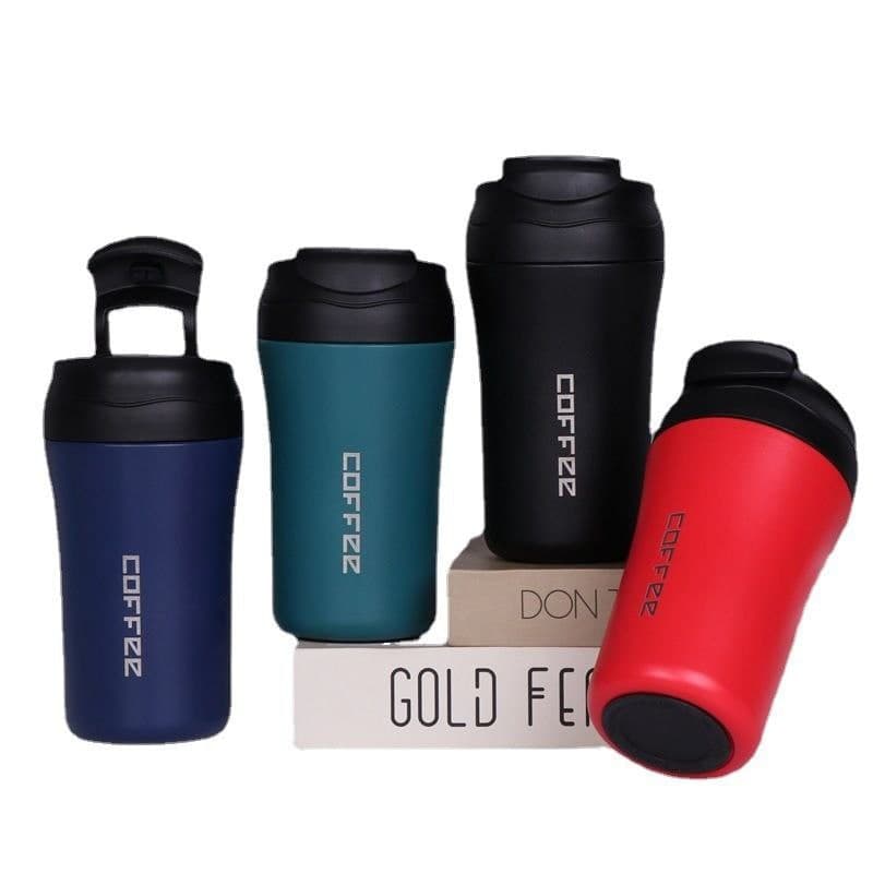 304 stainless steel coffee cup men's portable take-away thermal insulation high-value