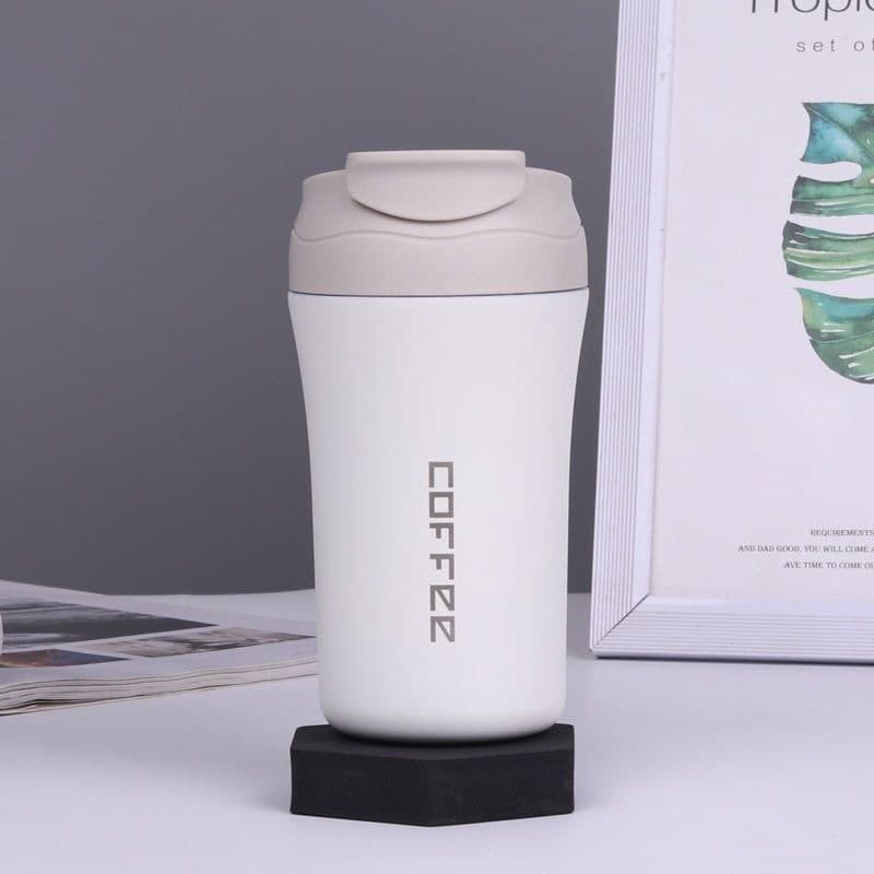 304 stainless steel coffee cup men's portable take-away thermal insulation high-value