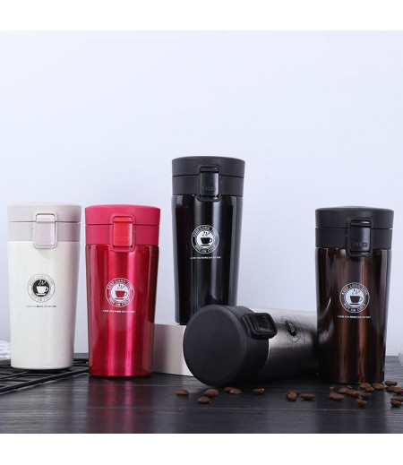 Japanese-style vacuum cup creative office cup men and women portable student straight body water cup stainless steel car coffee cup