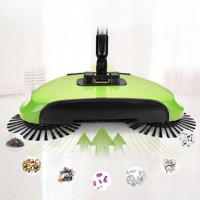 Spinning Cordless Lazy 3 in 1 Manual Floor Clean Machine Hand Push Sweeper Automatic Floor Magic Broom