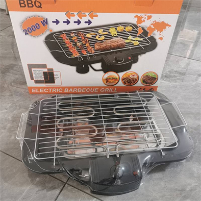 smoke aluminum barbecue temperature controlled electric grill 