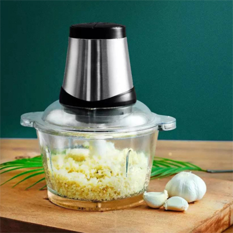 Electric Meat Chopper Household Auxiliary Food Machine Meat Stirrer Minced  Meat Garlic Stirrer Meat Blender for Small for Newborn Meat Grinders (12)