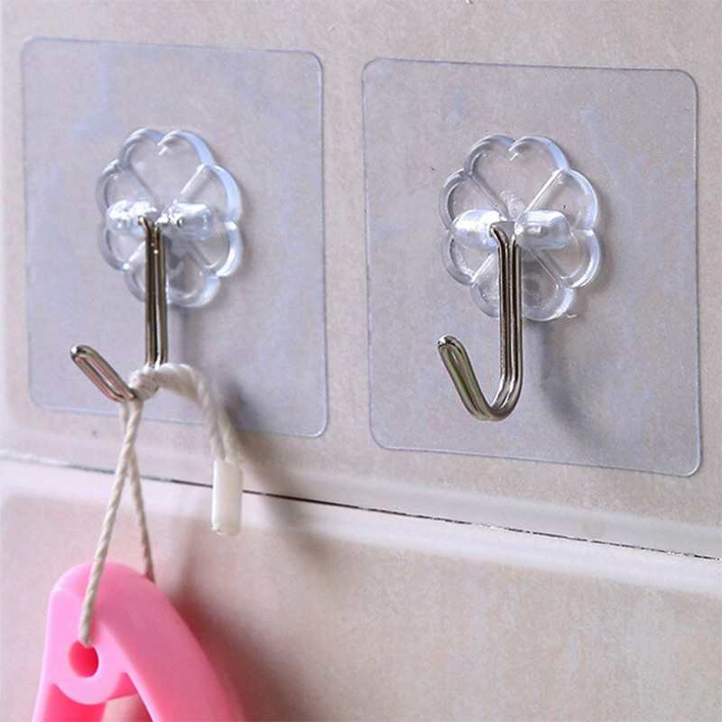 Kitchen bathroom storage strong seamless hanging hook / Stainless steel seamless towel hook