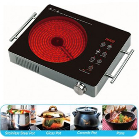 Electric BBQ Stove Stainless Steel body with Handle Infrared Cooker