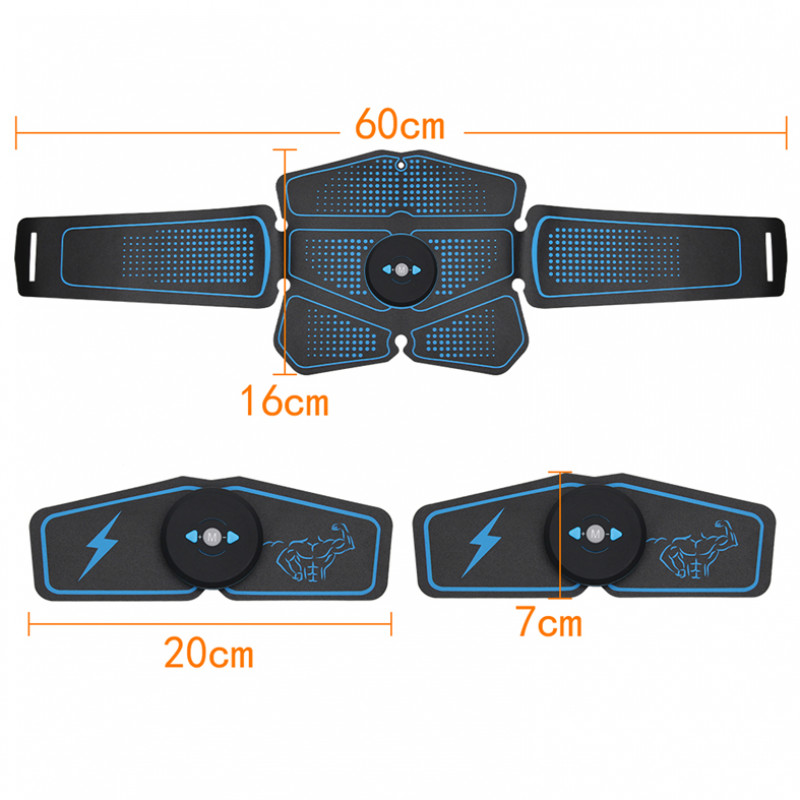 Abdominal muscle paste fitness equipment home multi-function belly exercise abdomen machine training pulse massager