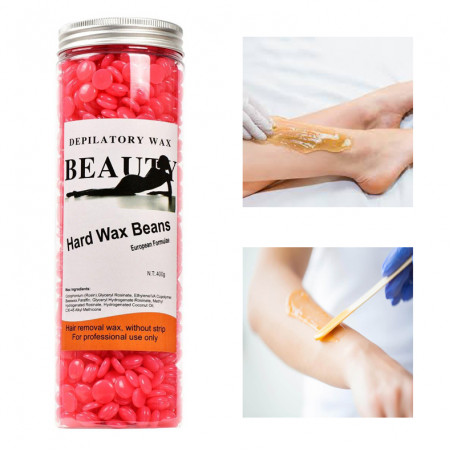 400g Organic Wax Hard Wax Beans for Hair Removal Depilatory Wax