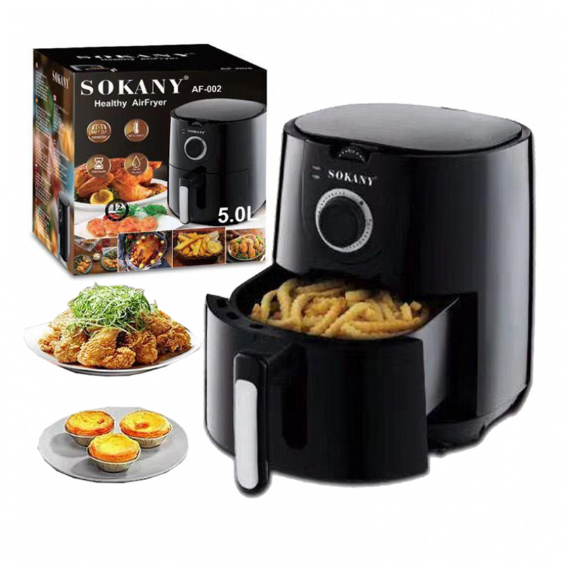 Air frying pan AF-002 5L Large Black Capacity Digital Buy deep fryer Do Not Need Oil Air Fryer