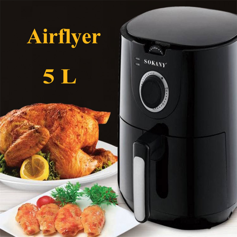 Air frying pan AF-002 5L Large Black Capacity Digital Buy deep fryer Do Not Need Oil Air Fryer