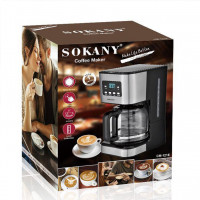 Lina store Electric Drip Coffee Maker Household Coffee Machine Tea Coffee Pot Milk