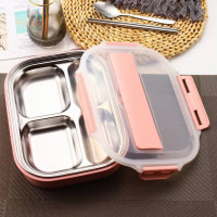 Lina store Bento Box For Adults Kids Women | Lunch Boxes with 4 Compartments Leakproof Divided Containers For Big Kids Teens