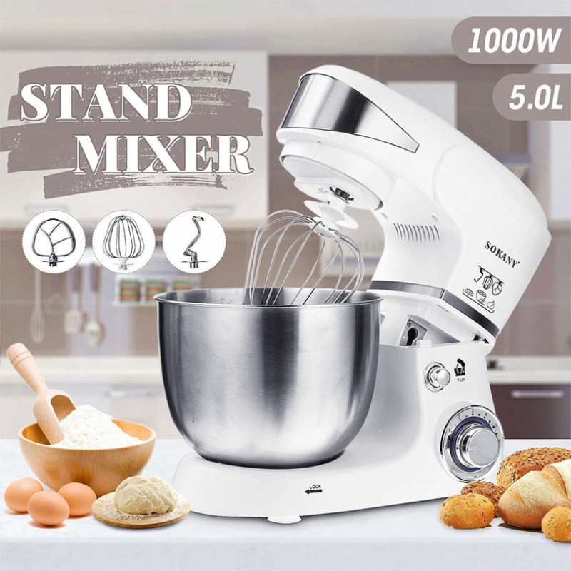 Food processor blender mixer 5L Multifunctional kitchen stand food mixer