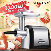 Lina store Electric meat grinder mincer meat slicer and sausage maker meat grinder machine