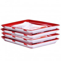 Lina store Great Material Food Plastic Preservation Tray Plastic Reusable Preservation Trays