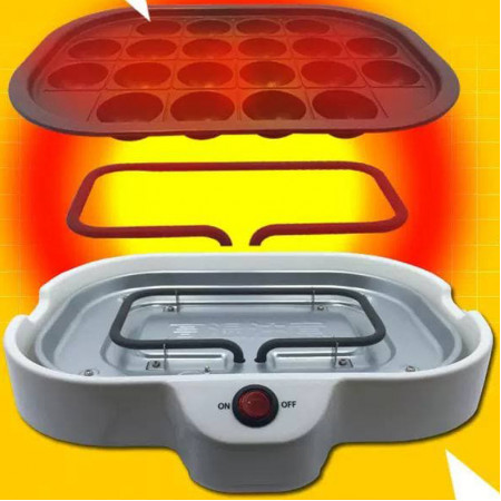 Oven Home Barbecue Pan plate electric flat grill and takoyaki maker 2in1