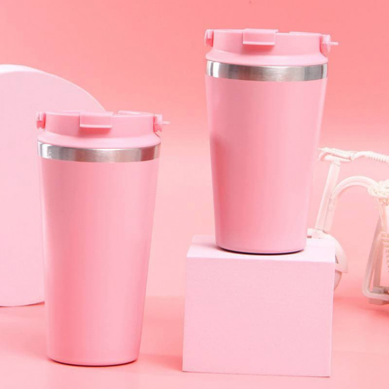 500ml Eco-friendly Double Walled Stainless Steel Travel Coffee Mug Vacuum Insulated Reusable Coffee Cup