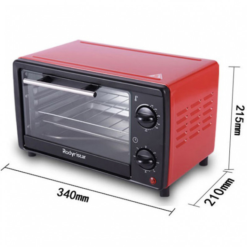 Household Timer Control mini little portable Glass 12L Stainless Steel pizza baking oven toasters for Family Cooking