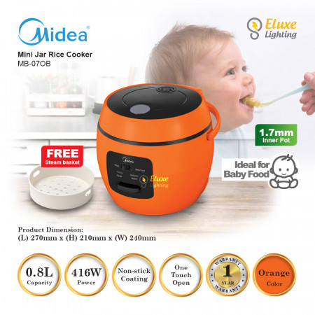 Suitable for Midea Mini Rice Cooker Household Small Student Rice Cooker 1-2 People Small Capacity