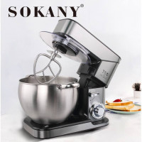 Lina store 10L Bowl 6-speed Kitchen Food Blender Cream Egg Whisk Cake Dough Kneader Bread Mixer Maker