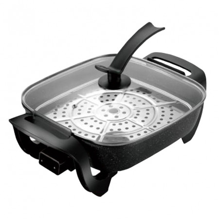 Electric Pot Nonstick coating and steamer size 5L
