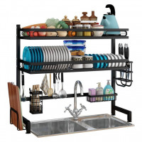 Lina store Kitchen Dish Drying Rack 2 tier size 65cm 