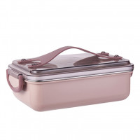 Lina store lunch box portable for office worker school 1-layer​ inside  stainless steel 563