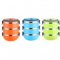 Lina Store Bento Box Adult Lunch Box 3 Tier Stainless Steel Stackable Thermal Food Container Lina Store Bento Box Adult Lunch Box 3 Tier Stainless Steel Stackable Thermal Food Container