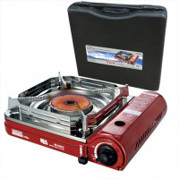 Lina Store Mini Portable Windproof Camping Stove Gas Stove Burner BBQ Picnic Outdoor Stove Shield Steel Stainless Packing