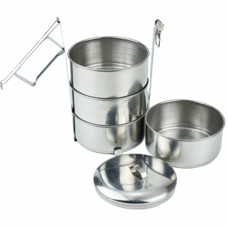 Lunch Box Stainless Steel​ 4layer 2 horse