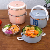 Lunch Box Plastic 01 2Layer
